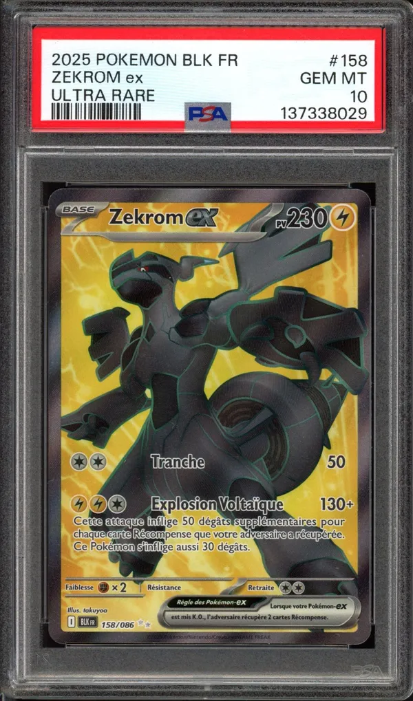 PSA 10 Zekrom Ex