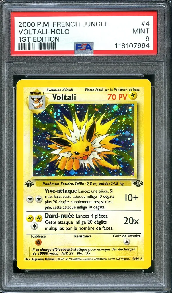 PSA 9 Voltali Holo