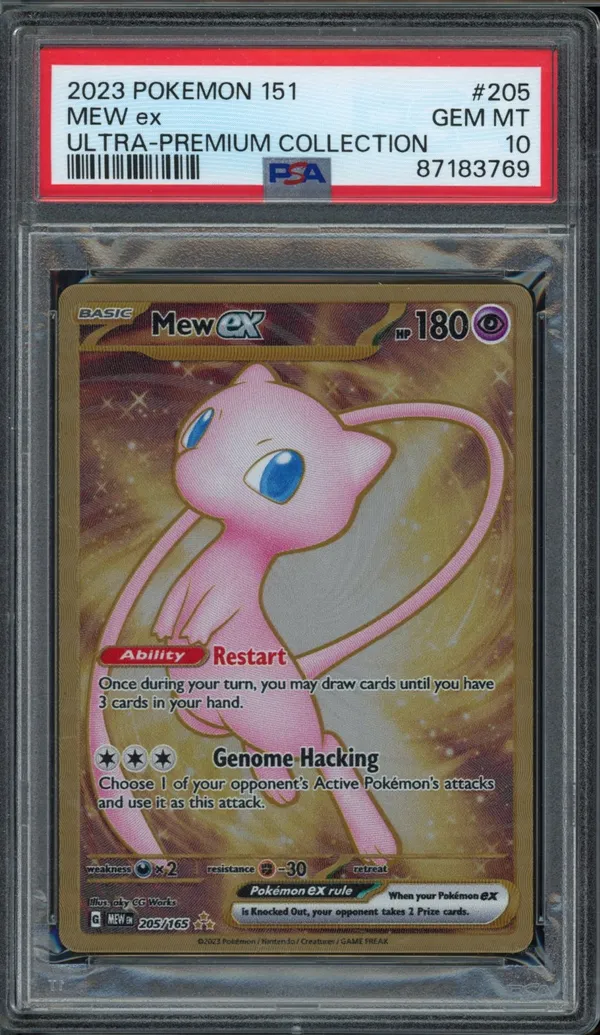 PSA 10 Mew Ex Metal