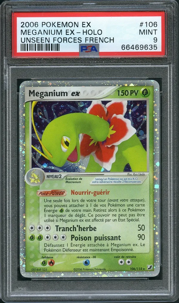 PSA 9 Meganium Ex