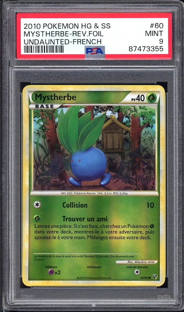PSA 9 Mystherbe Reverse