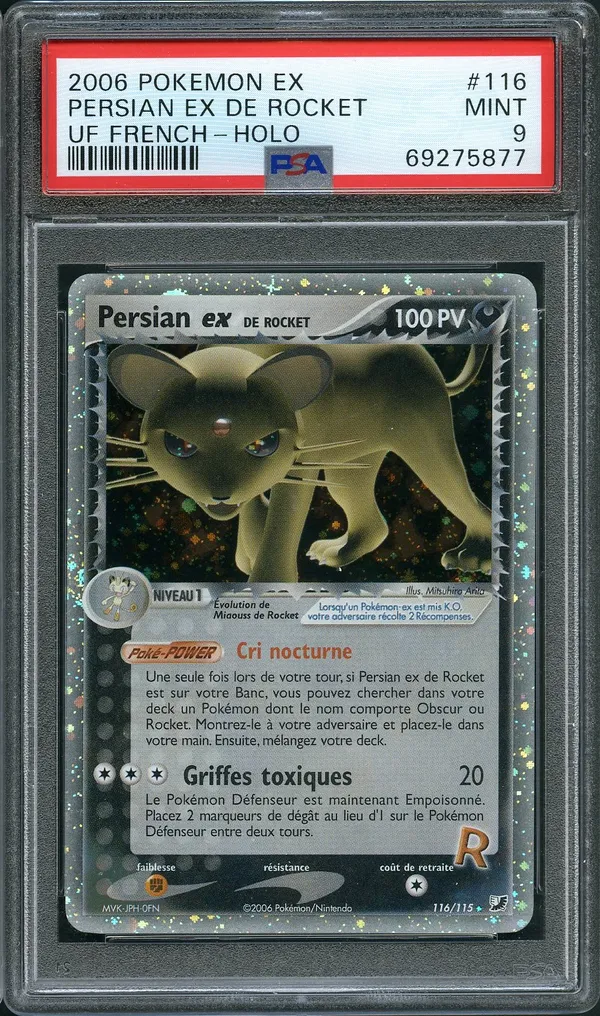 PSA 9 Persian Ex de Rocket