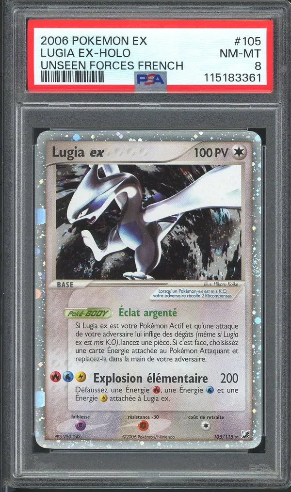 PSA 8 Lugia Ex