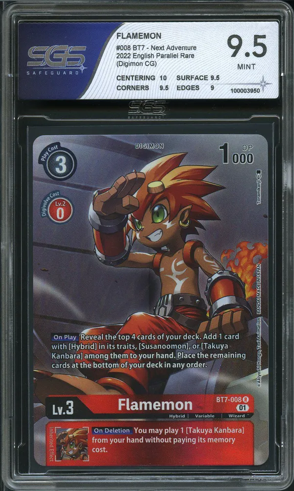 SGS 9.5 Flamemon Parallel Rare