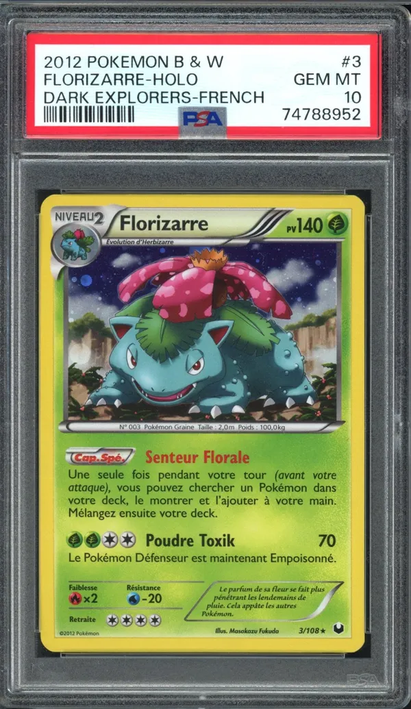 PSA 10 Florizarre Holo