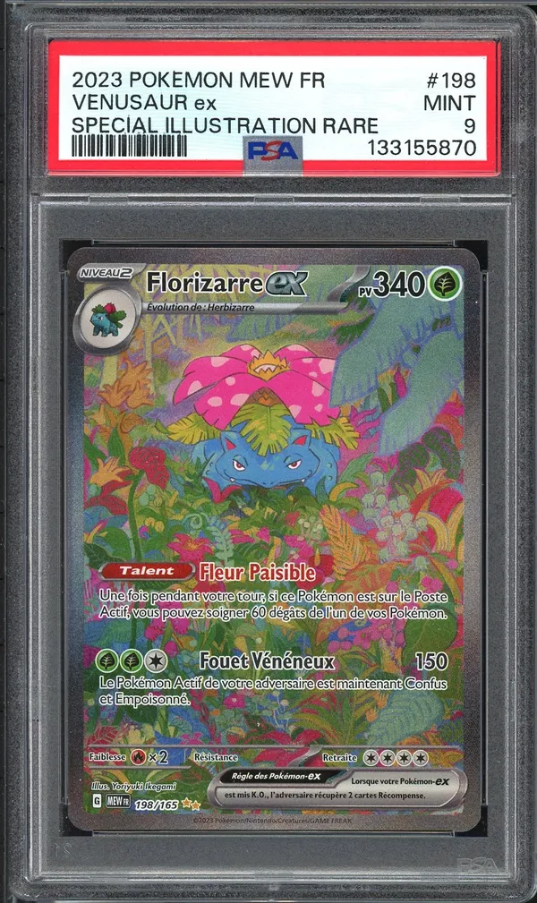 PSA 9 Florizarre Ex