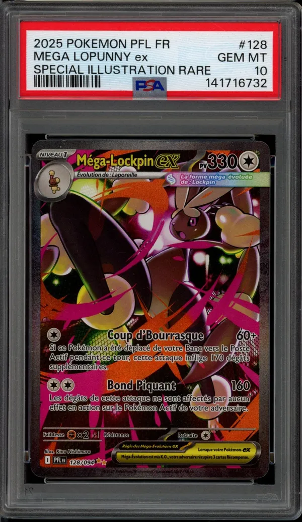 PSA 10 Méga-Lockpin Ex