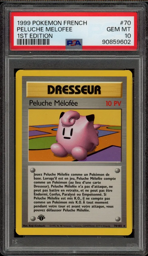 PSA 10 Peluche Mélofée