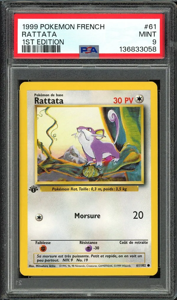 PSA 9 Rattata