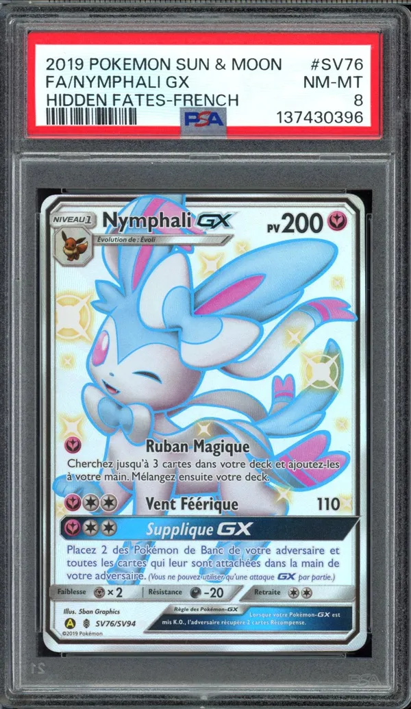 PSA 8 Nymphali Gx
