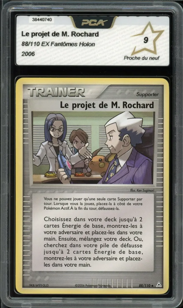 PCA 9 Le Projet de M. Rochard