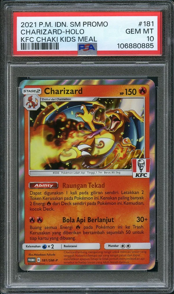 PSA 10 Charizard Holo