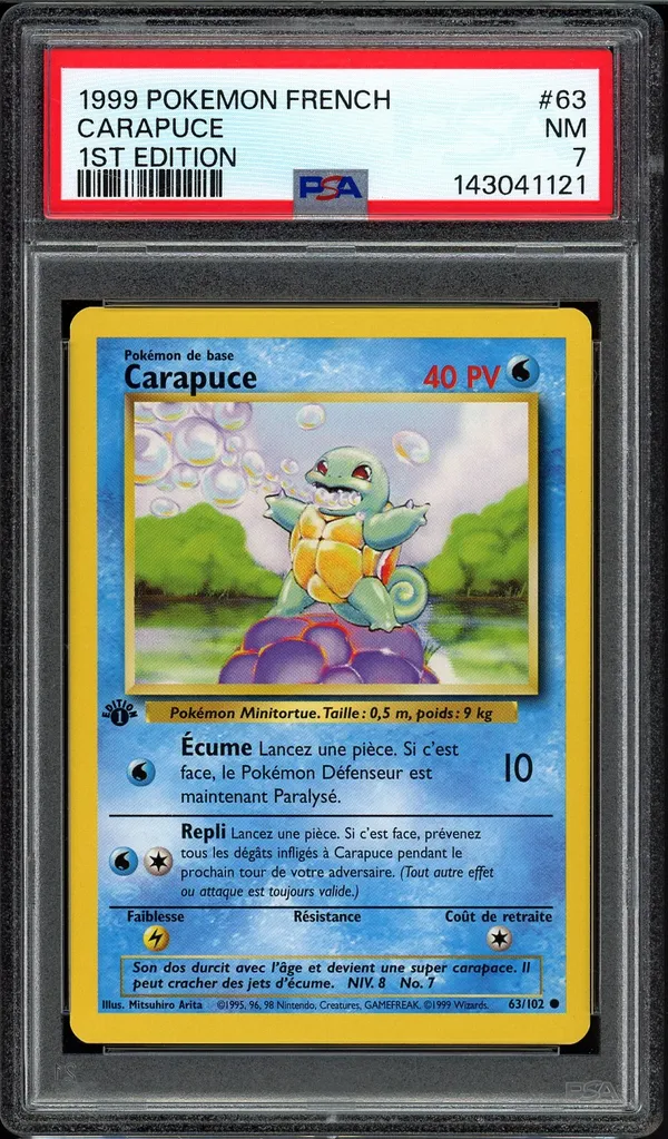 PSA 7 Carapuce