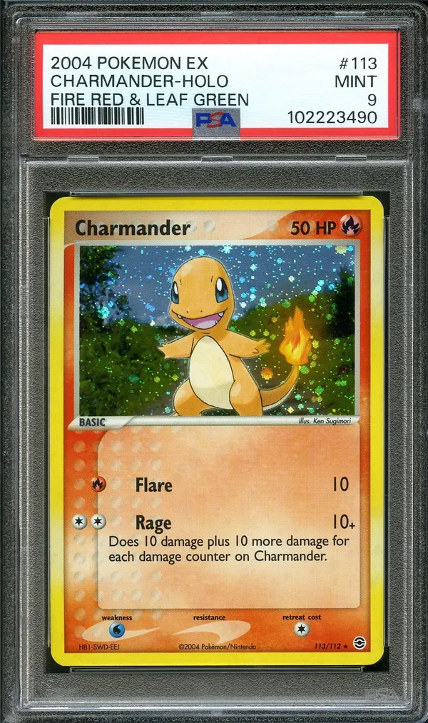 PSA 9 Charmander Holo