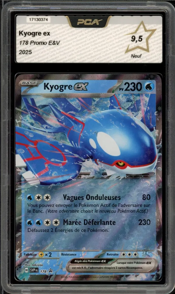 PCA 9.5 Kyogre Ex