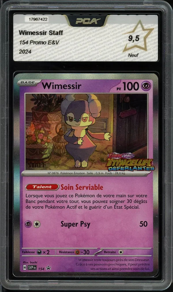 PCA 9.5 Wimessir Holo Prerelease Staff