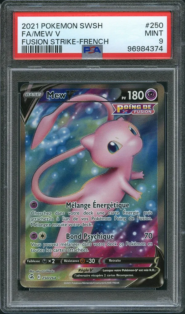PSA 9 Mew V