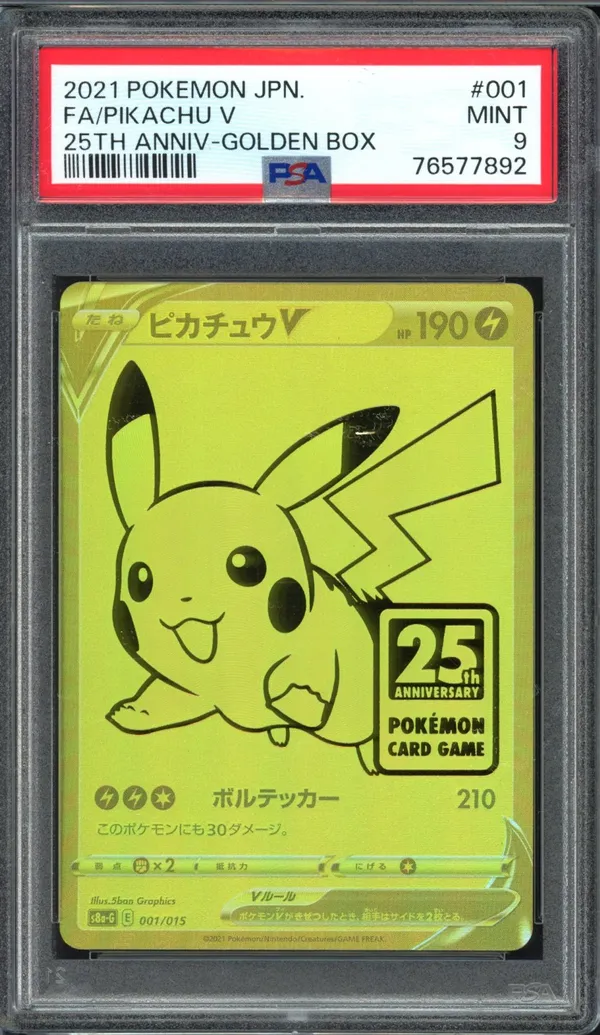 PSA 9 Pikachu V