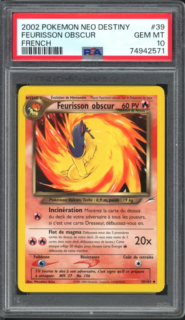 PSA 10 Feurisson Obscur
