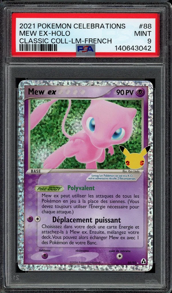 PSA 9 Mew Ex