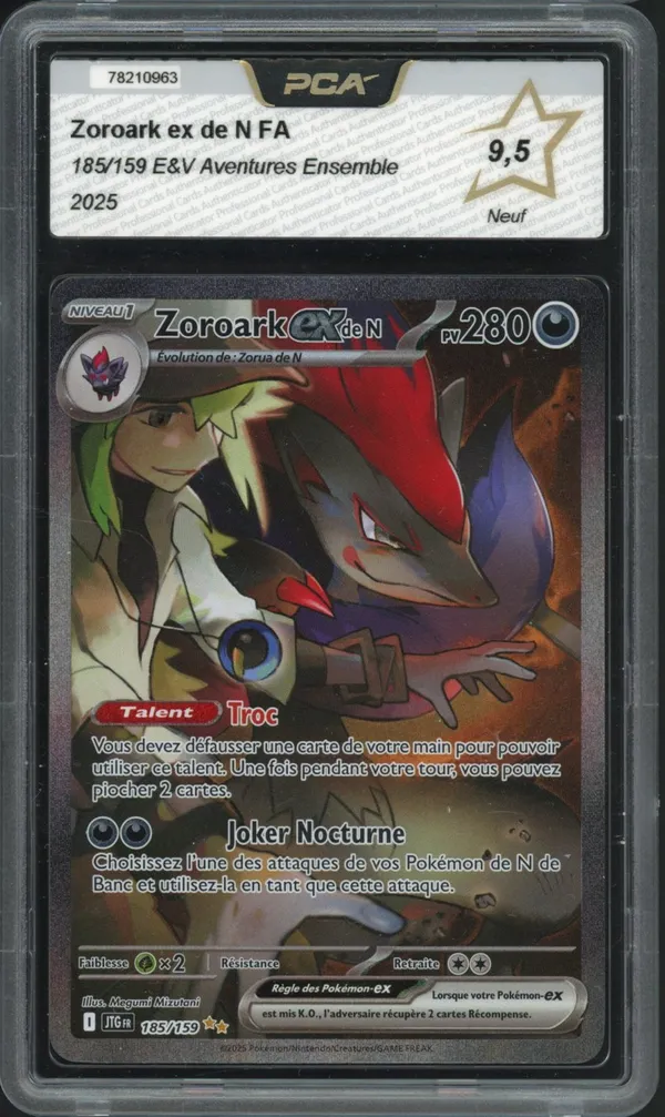 PCA 9.5 Zoroark Ex de N