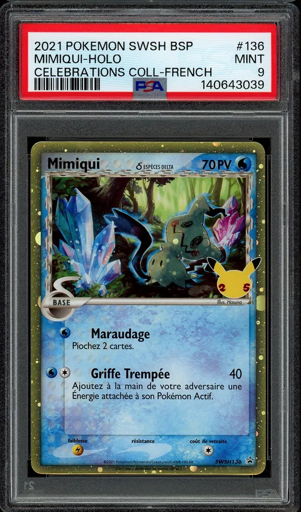 PSA 9 Mimiqui Holo