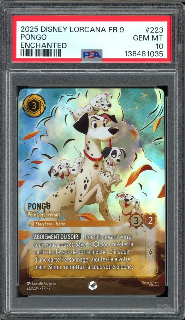 PSA 10 Pongo Enchantée