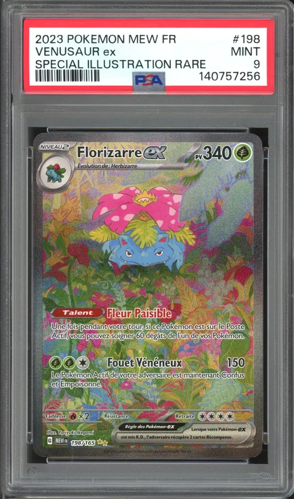 PSA 9 Florizarre Ex