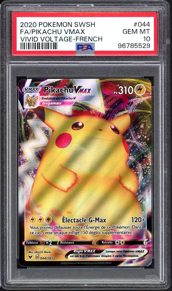 PSA 10 Pikachu VMax