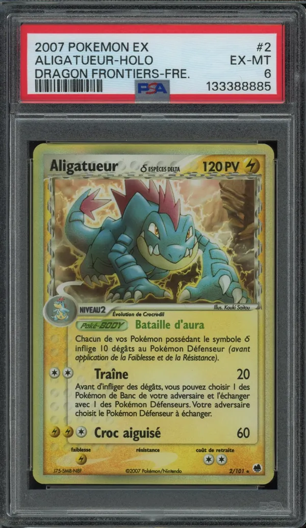 PSA 6 Aligatueur Holo