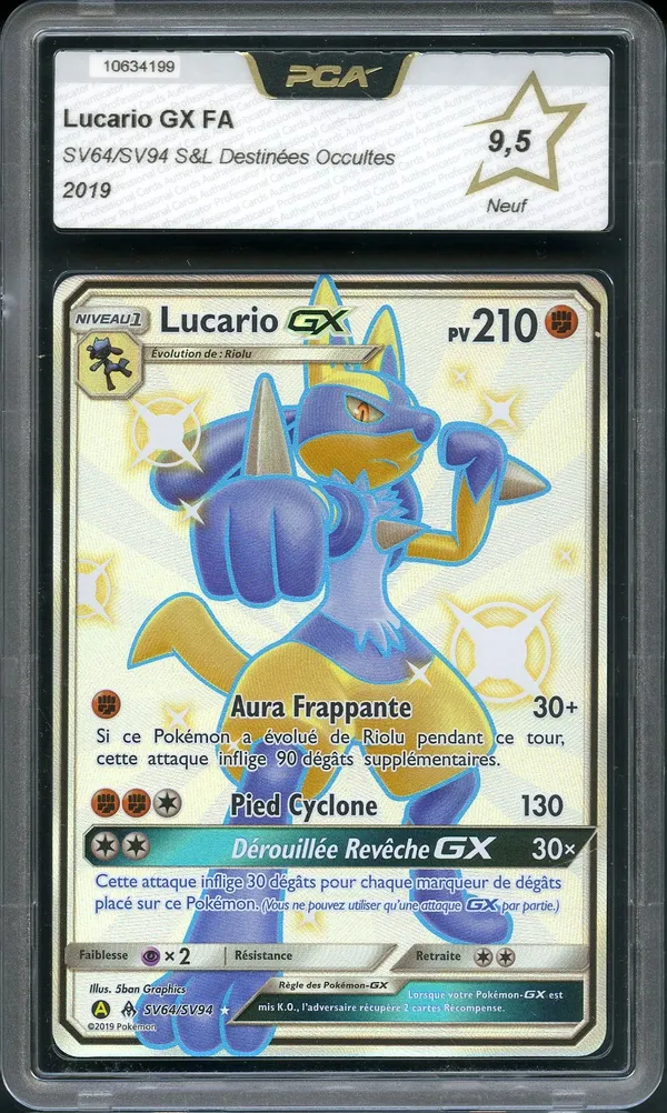 PCA 9.5 Lucario Gx Shiny