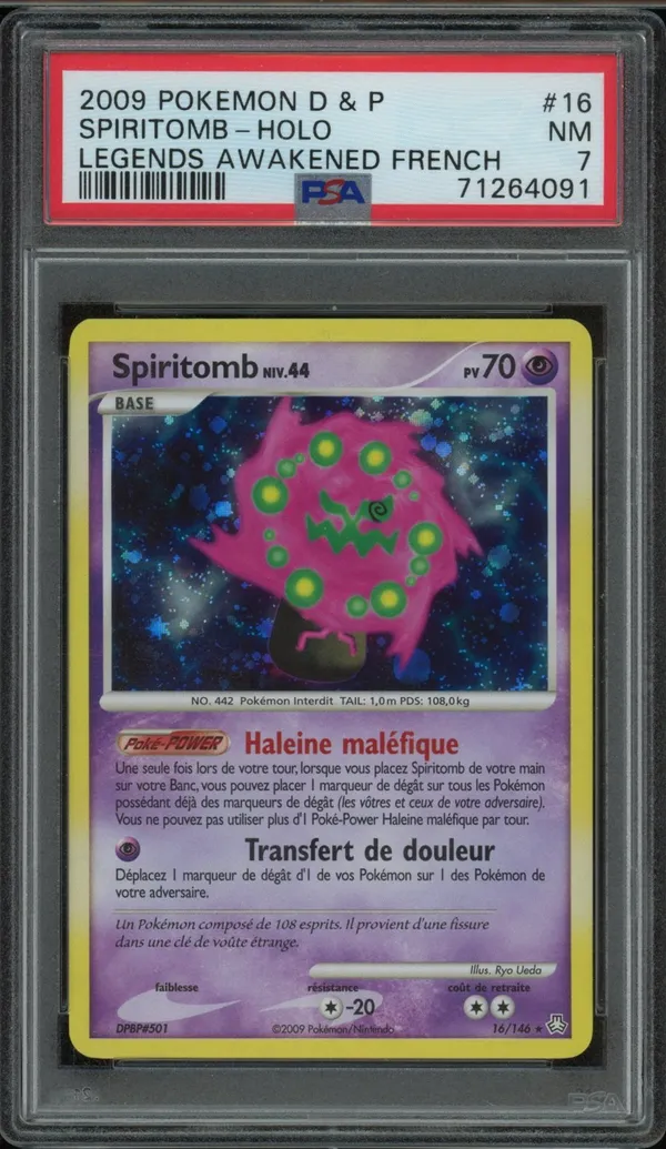 PSA 7 Spiritomb Holo