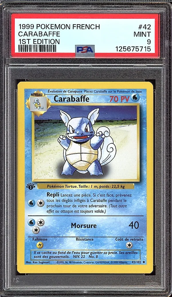 PSA 9 Carabaffe