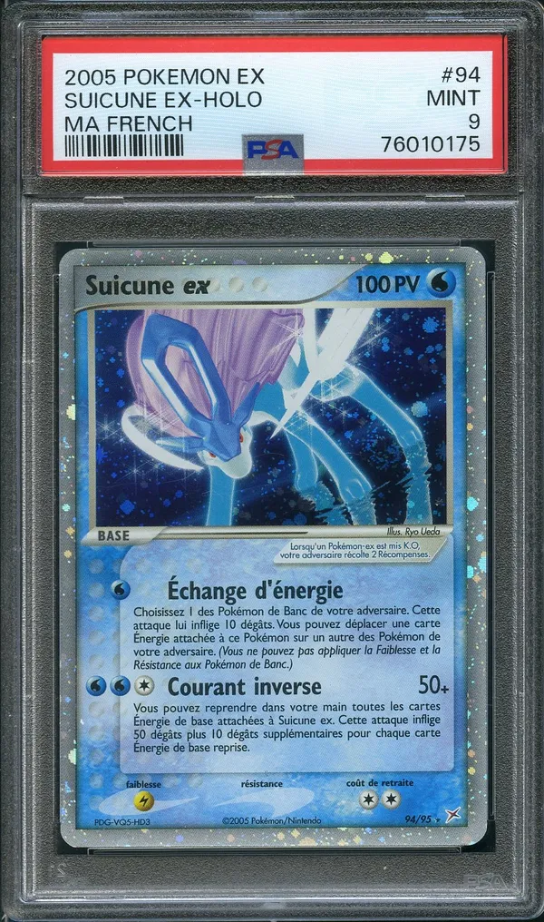 PSA 9 Suicune Ex
