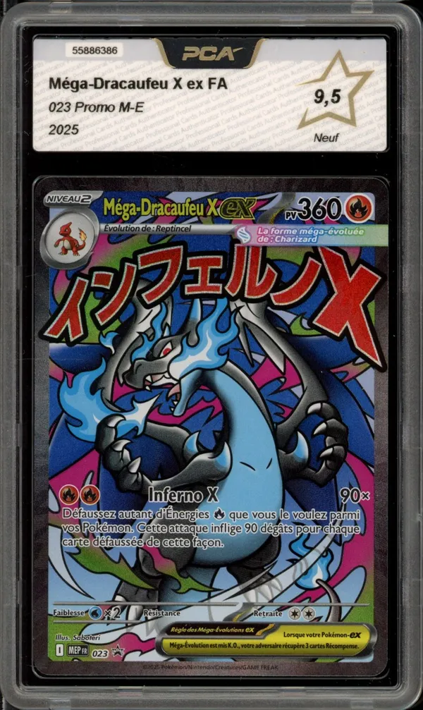 PCA 9.5 Méga Dracaufeu X Ex