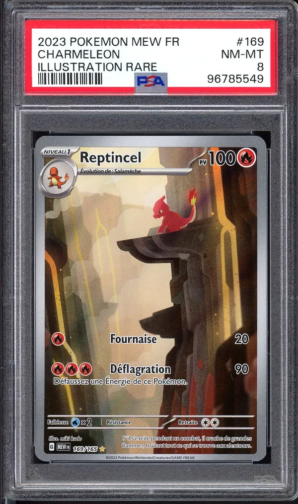 PSA 8 Reptincel