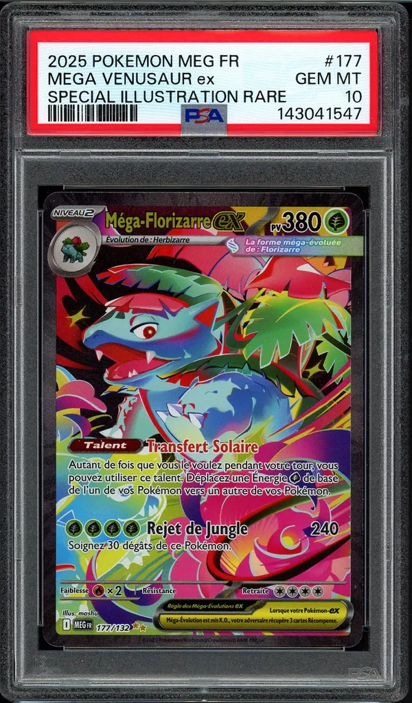 PSA 10 Méga-Florizarre Ex
