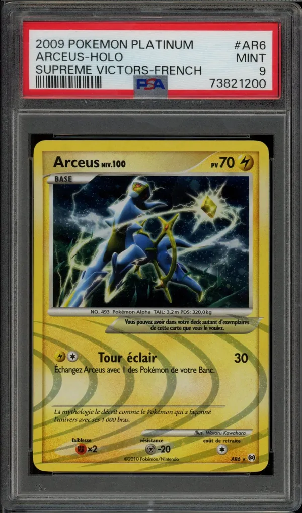 PSA 9 Arceus Holo