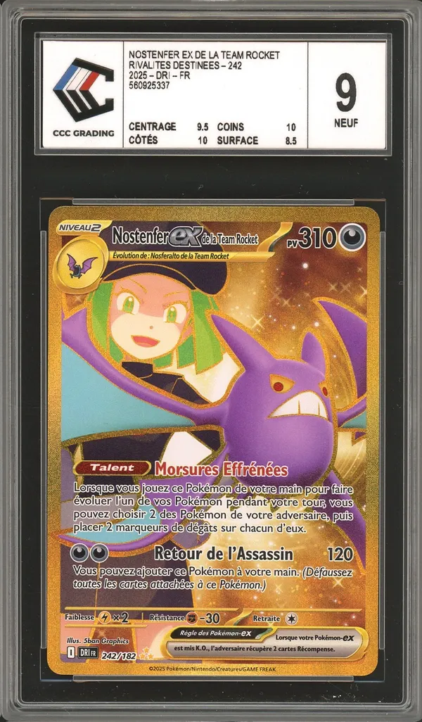CCC 9 Nostenfer Ex de la Team Rocket Gold