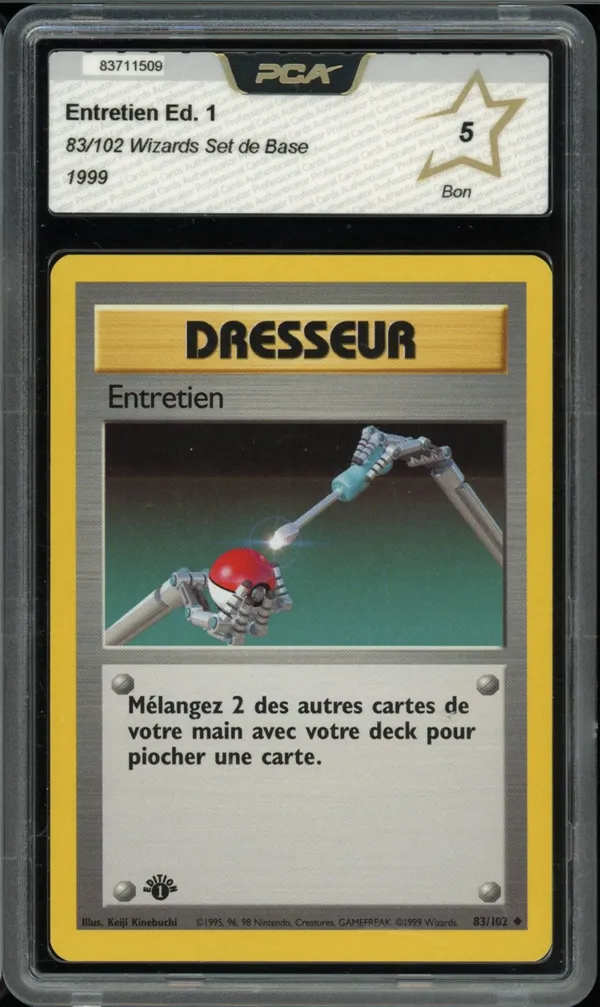 PCA 5 Entretien