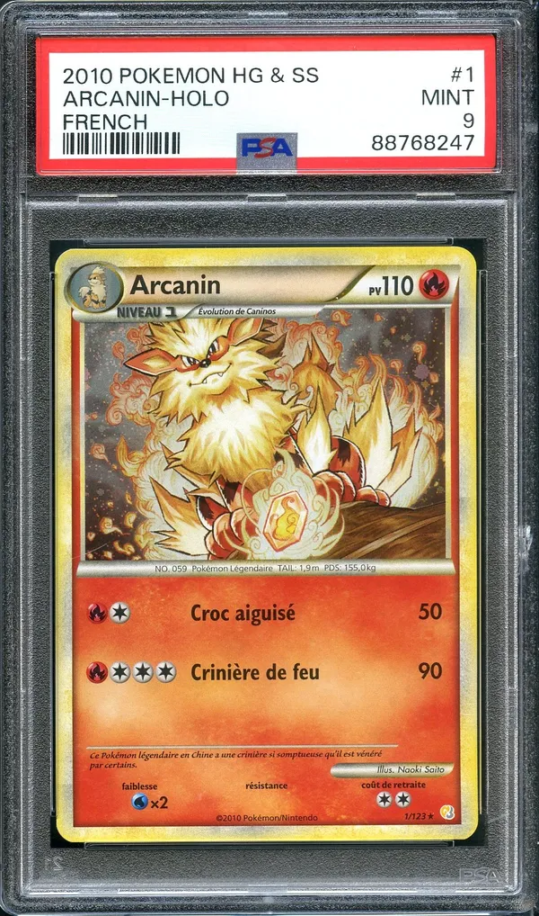 PSA 9 Arcanin Holo