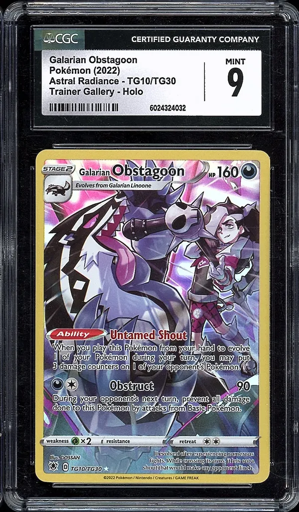 CGC 9 Galarian Obstagoon