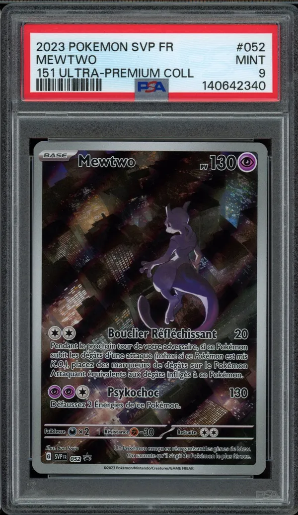 PSA 9 Mewtwo