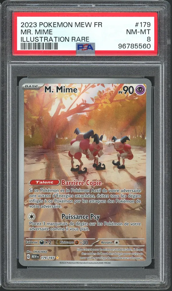 PSA 8 M. Mime