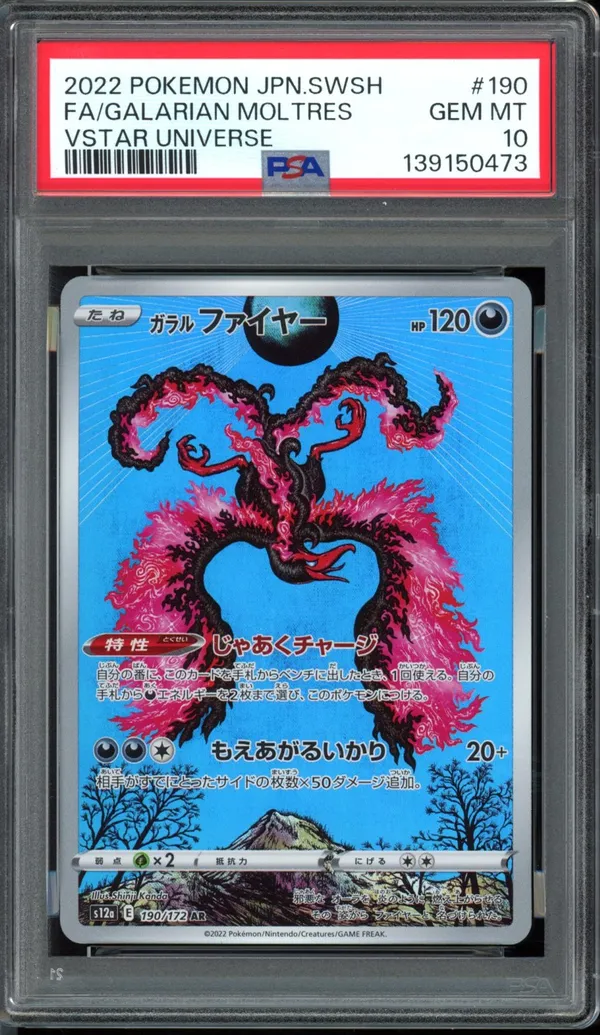 PSA 10 Galarian Moltres