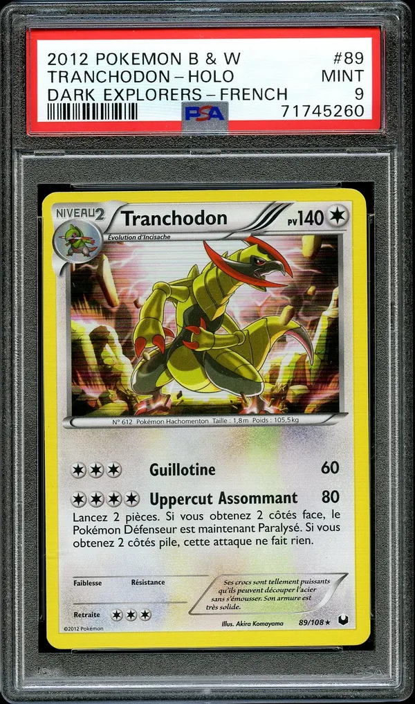 PSA 9 Tranchodon Holo