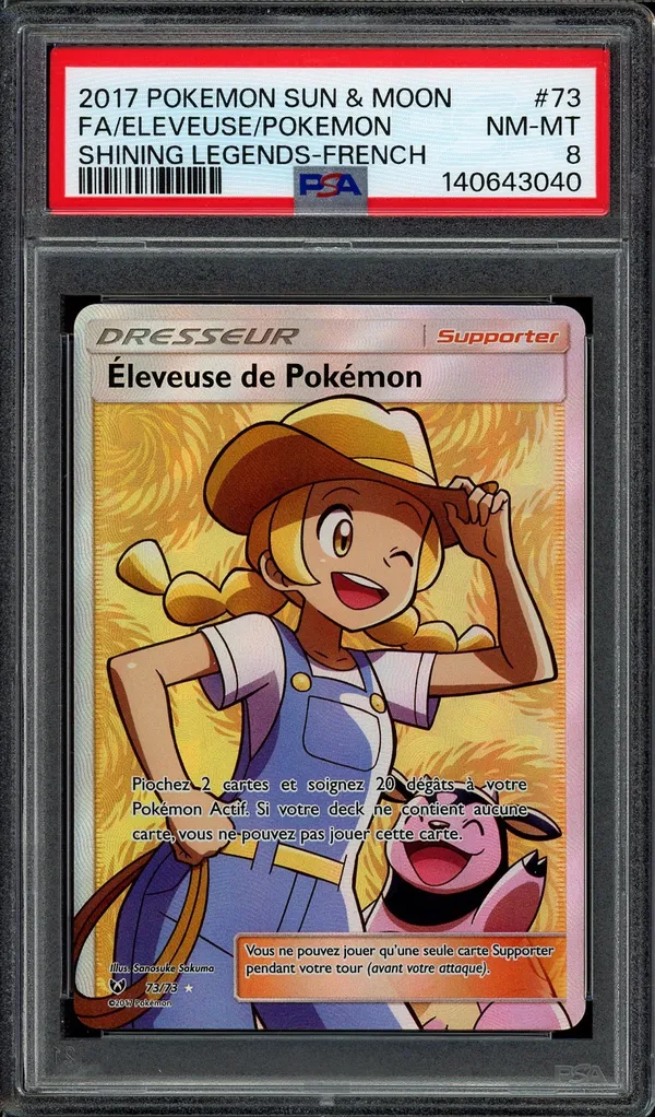 PSA 8 Eleveuse de Pokémon