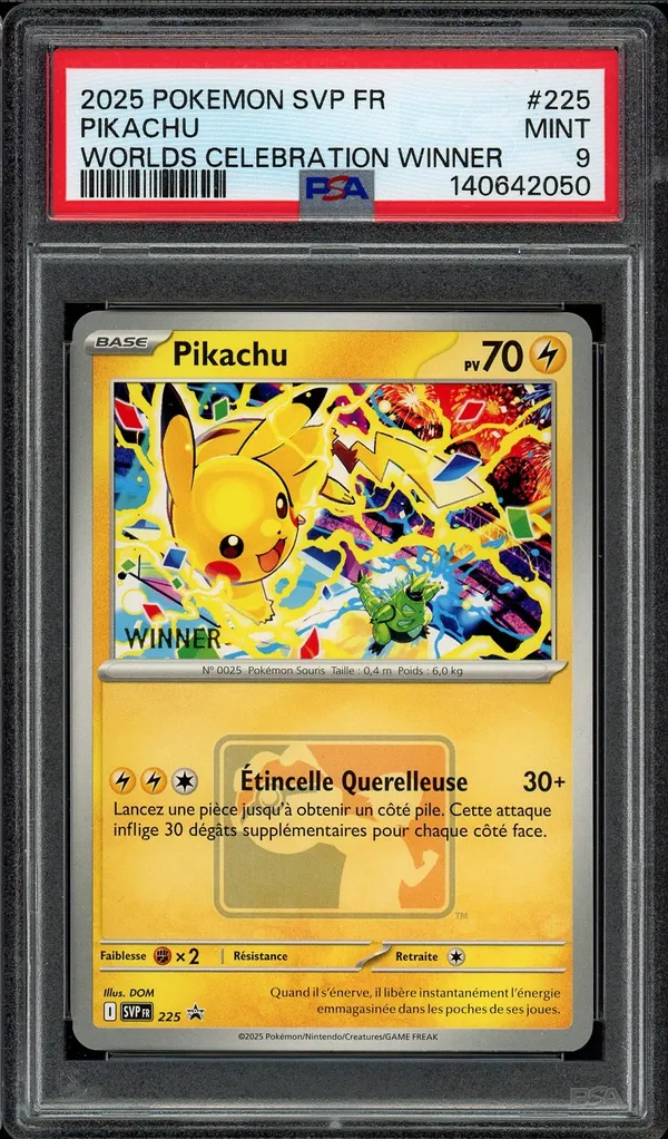 PSA 9 Pikachu