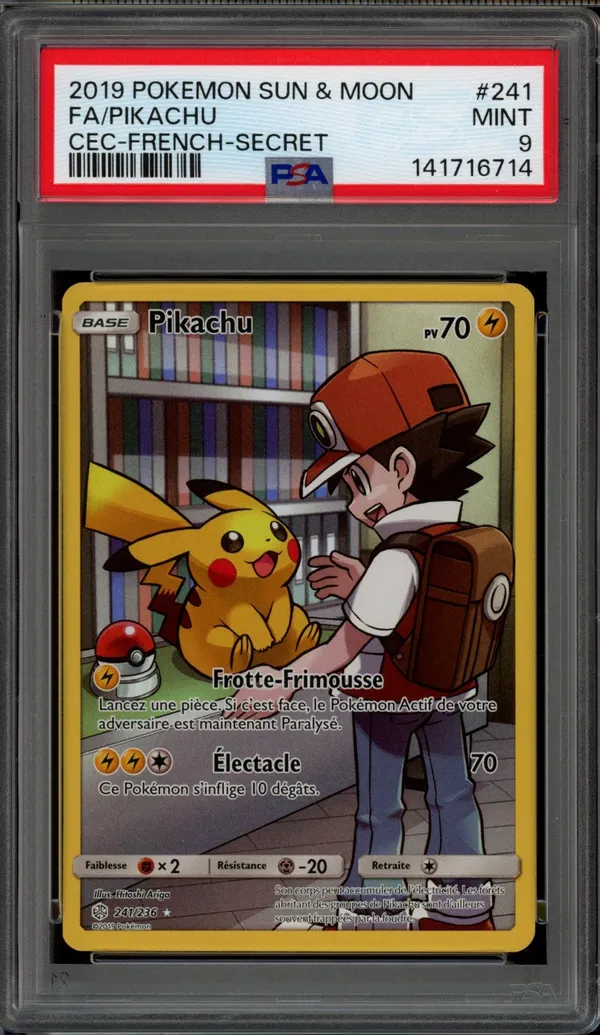 PSA 9 Pikachu