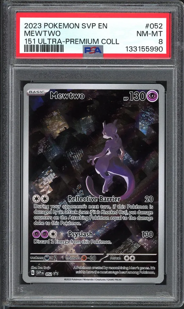 PSA 8 Mewtwo